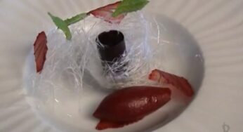 Ovillo de menta, chocolate y fresa