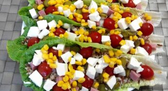 Ensalada en barca