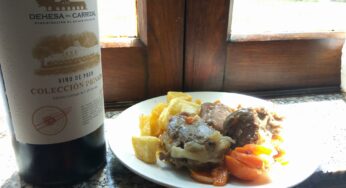 Maridamos carrilleras de ternera con Colección Privada 2013 de Dehesa Pago de Carrizal