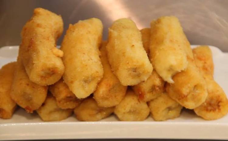 Bananas fritas con caramelo – 